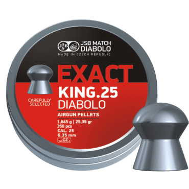 JSB Exact King - 6.35mm - 350stk - gameon.eu