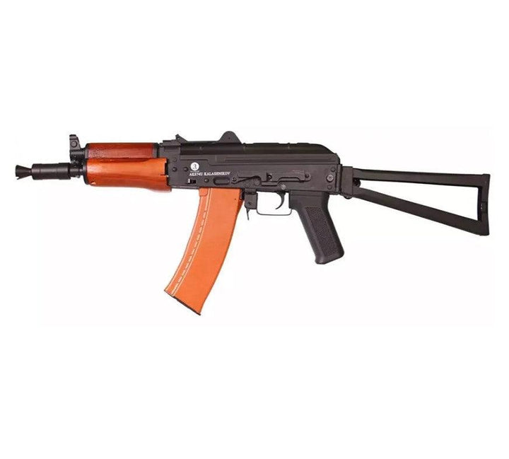 Kalashnikov - AKS74U Elektrisk Softgun - Metall/Tre PAKKE - gameon.eu