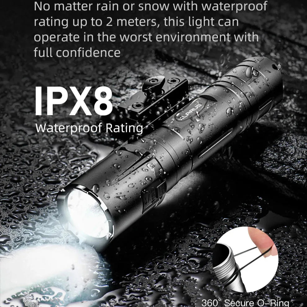 Klarus - GL4 - Oppladbar Våpenlykt med Trykkpute - 3300 Lumen - Game-On.no