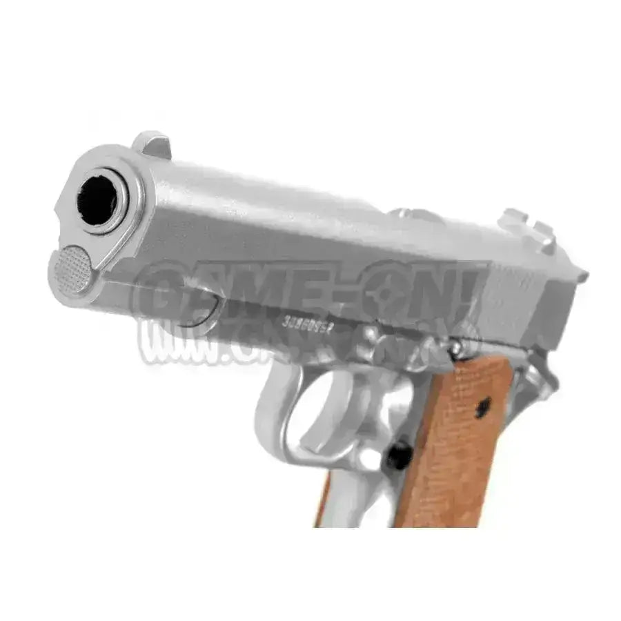 KWC - M1911 Silver Springer Pistol - Game-On.no