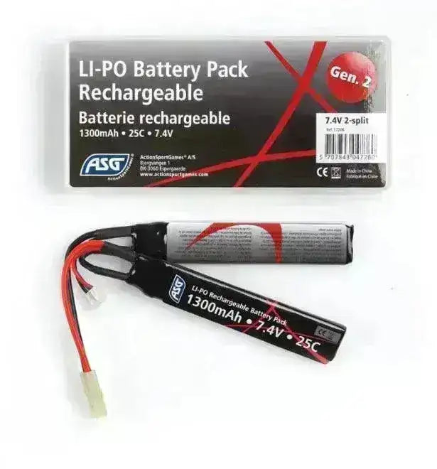 Li-Po Batteri 7.4V 1300mAh Sticks - Game-On.no
