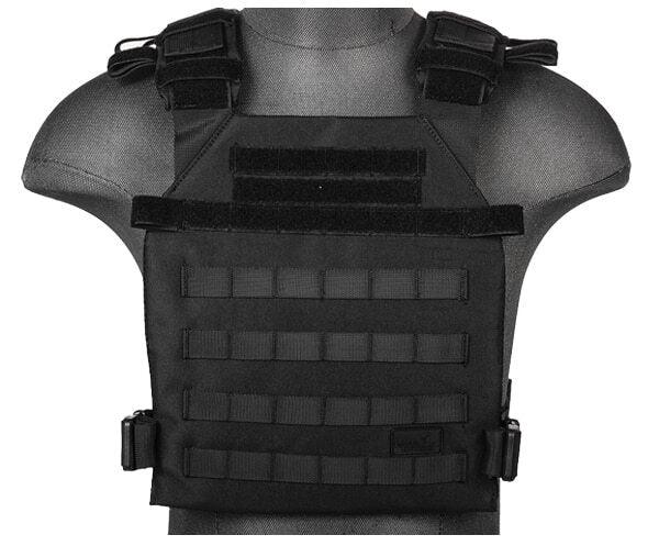 LT - Light Plate Carrier Vest - 1000D Cordura - Svart - gameon.eu