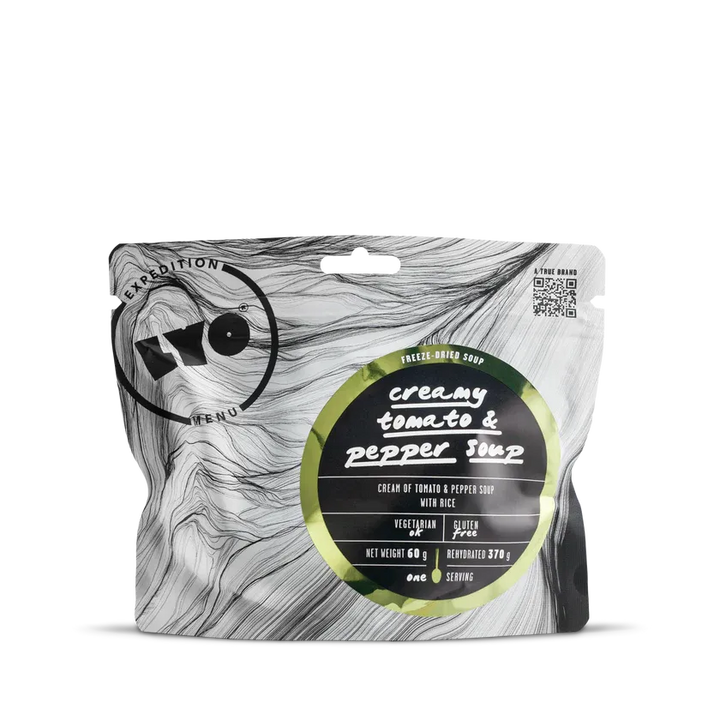 LYOFOOD Creamy Tomato & Pepper Soup – Glutenfri kremet tomatsuppe for tur - Game-On.no