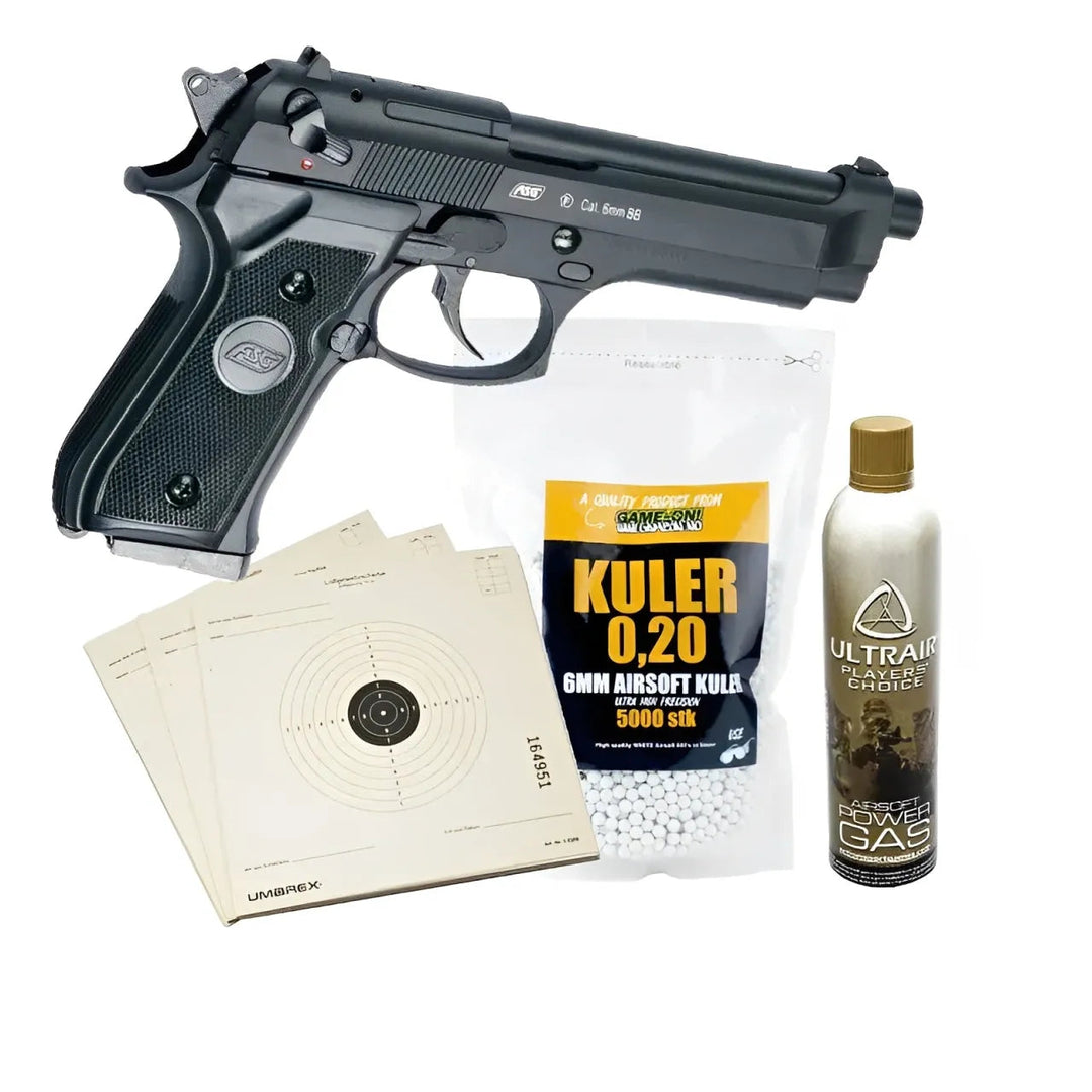 Softgun M92F Gas Softgun Package Kit – GameOn.eu