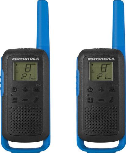 Motorola T62 Talkabout Walkie Talkie - Blå - gameon.eu