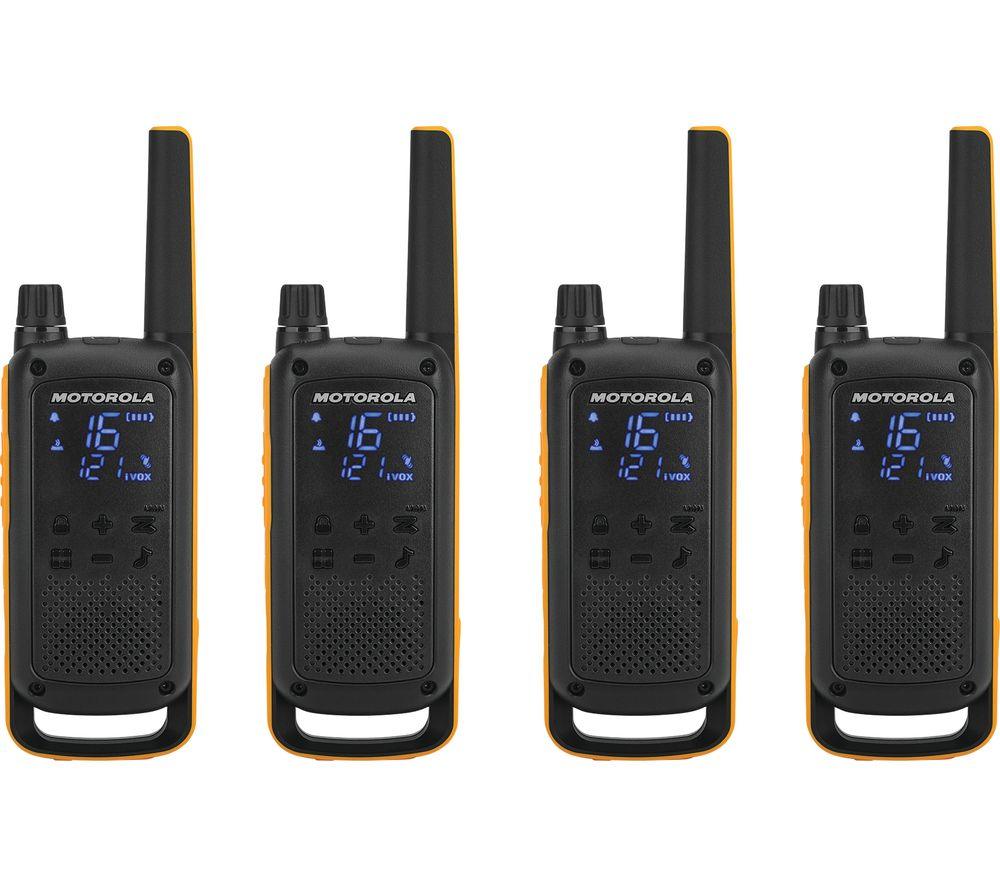 Motorola T82 Extreme QUAD Talkabout Walkie Talkie - gameon.eu