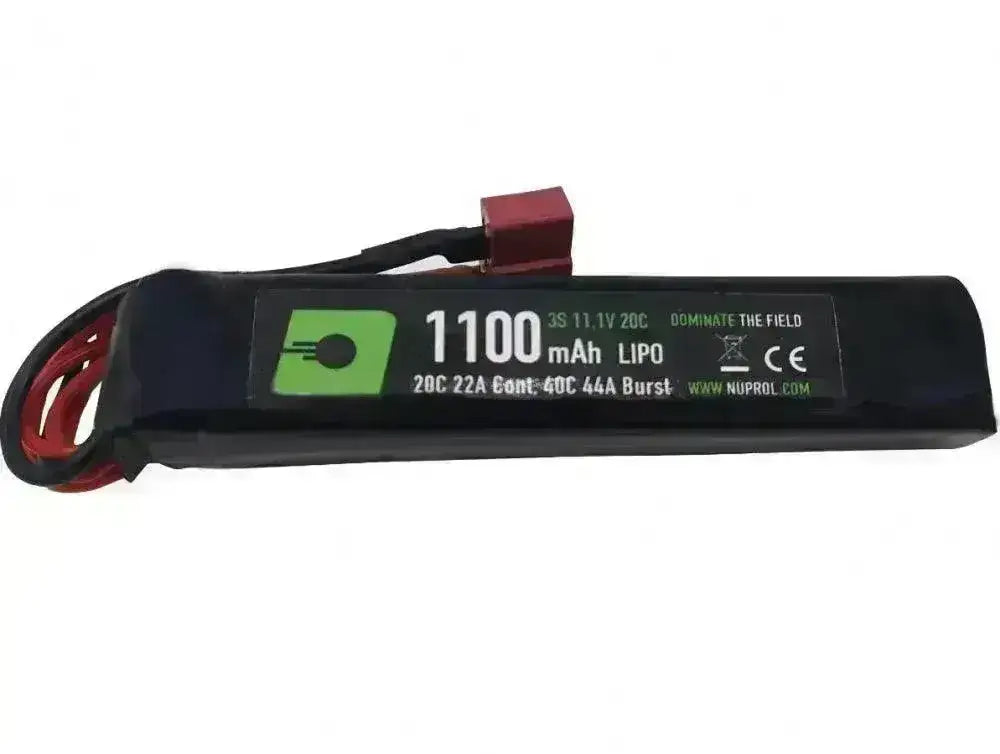 NP Batteri Li-Po 11.1V 20C Stick - 1100mAh - Deans - Game-On.no
