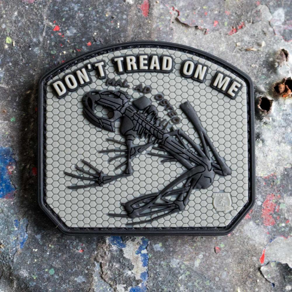 Patch - Dont Tread on me Frog Rubber - gameon.eu