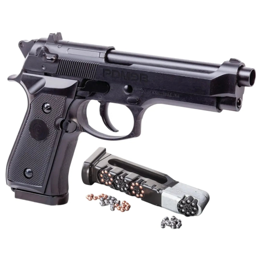 PDM9B Dual Ammo Luftpistol med Blowback - 4.5mm - Game-On.no