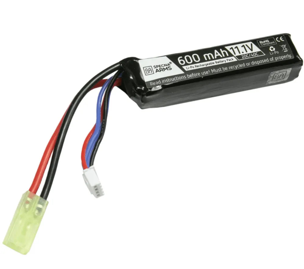 SA - Li-Po 11.1V 600mAh 20/40C Batteri til PDW - Mini Tamiya - Game-On.no