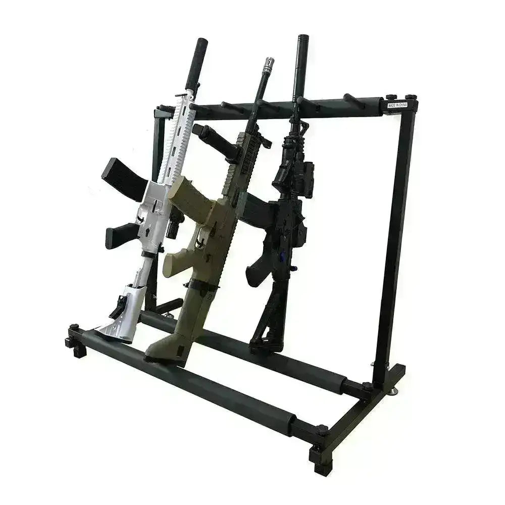 Sammenleggbart riflestativ til oppbevaring av 5stk Rifler - Game-On.no