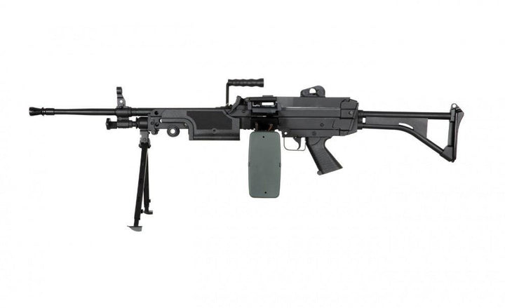 Specna Arms - M249 MK1 Core Elektrisk Maskingevær - Svart - gameon.eu