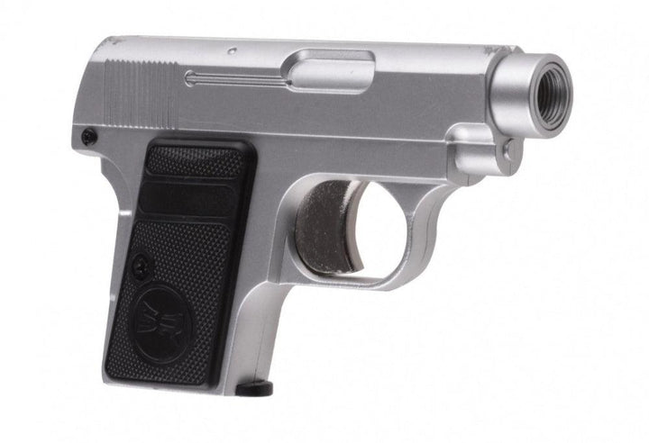 SRC - GGH0401 Pocket Gun Gassdrevet Softgunpistol - Sølv - gameon.eu