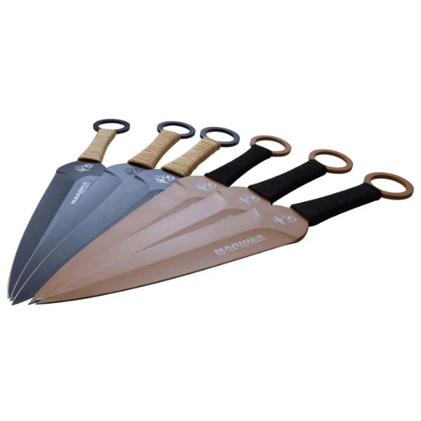 USMC Throwing Academy Kastekniver - 6-pakning