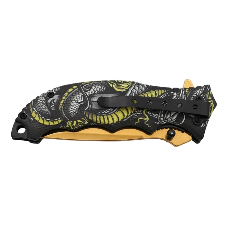 Dark Side Blades - Viper Trace Foldekniv med Spear Point Blade