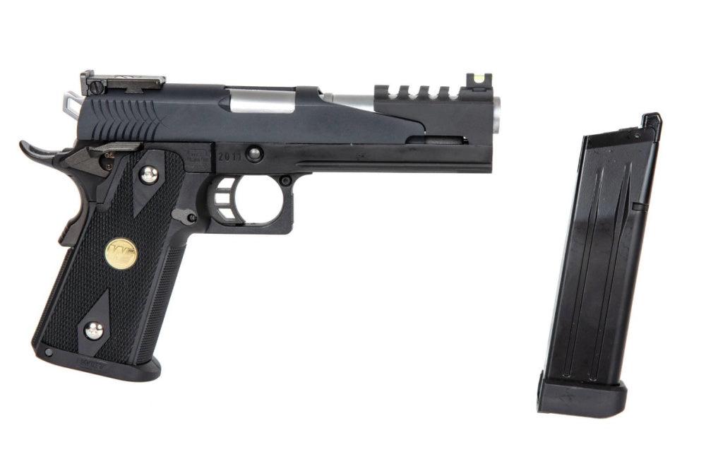 WE - Hi-Capa 5.1 Softgunpistol med Blowback - Full Auto - Game-On.no