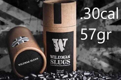 Wildman Flat Base Slugs til Luftvåpen 7.62mm(.30) - 57gr 100stk - gameon.eu