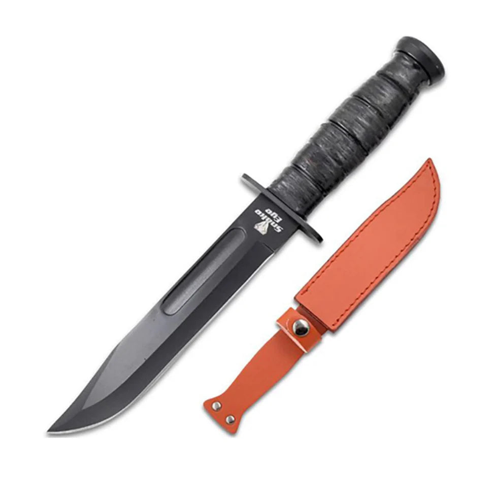 SE - USMC Style Knife with Leather Sheath