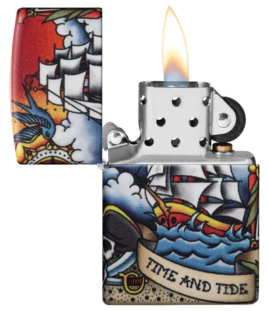 Zippo - 540 Nautisk Tatovering Motiv - Game-On.no