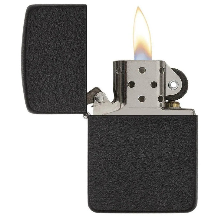 Zippo - Classic Black Crackle - Game-On.no