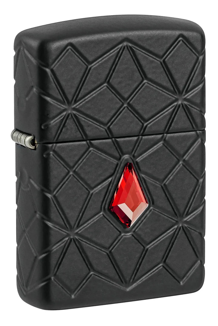 Zippo Lighter - 360 Armor® Red Crystal Design - Game-On.no