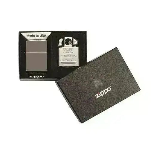 Zippo Lighter - Black Ice Lighter Pakke med Pipe Insert - Game-On.no