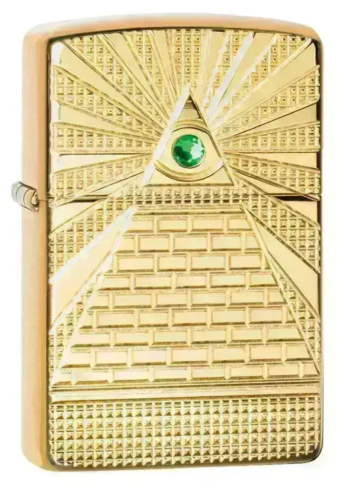 Zippo Lighter - Eye of Providence Design - Game-On.no