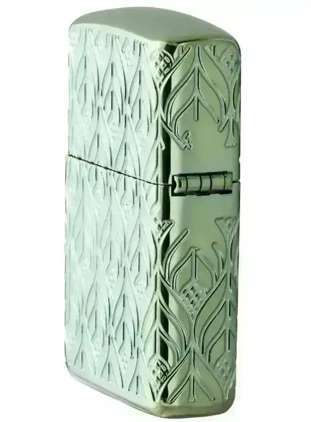 Zippo Lighter - Green Elegant Dragon - Armor 360 Degree Limited - Game-On.no