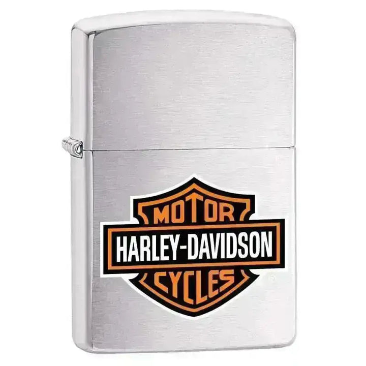 Zippo Lighter - Harley Davidson Logo - Chrome - Game-On.no
