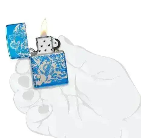 Zippo Lighter - Poseidon Atlantis Design - Game-On.no