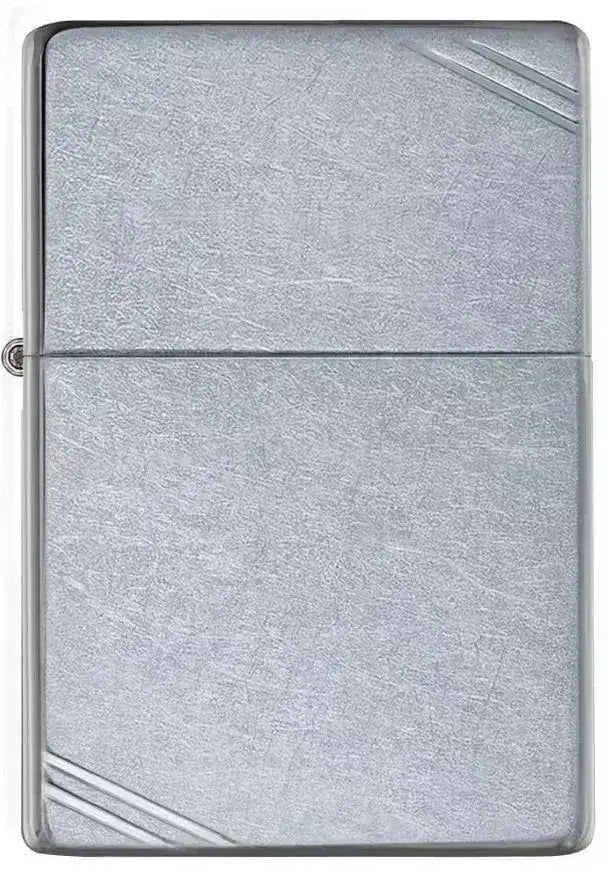 Zippo Lighter - Street Chrome? Vintage with Slashes - Game-On.no