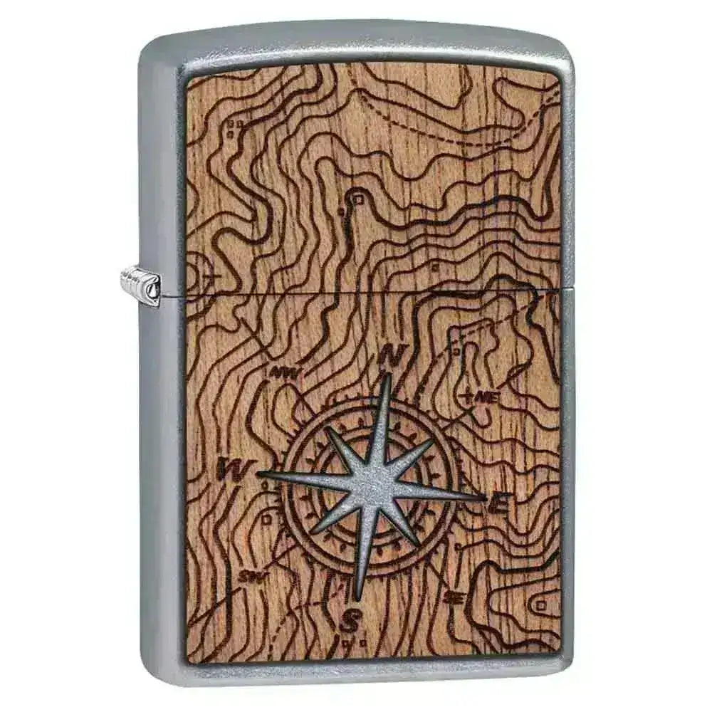Zippo Lighter - WOODCHUCK USA Compass - Game-On.no