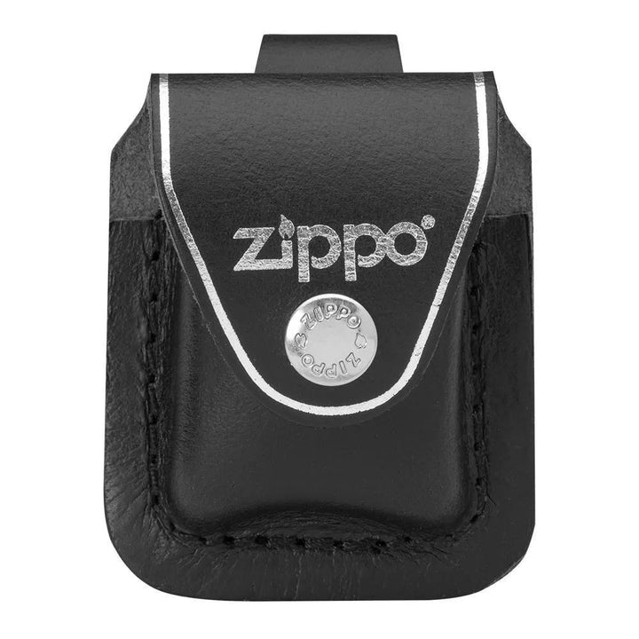 Zippo - Orginal Zippo Holder med beltefeste i skinn - Black - Game-On.no