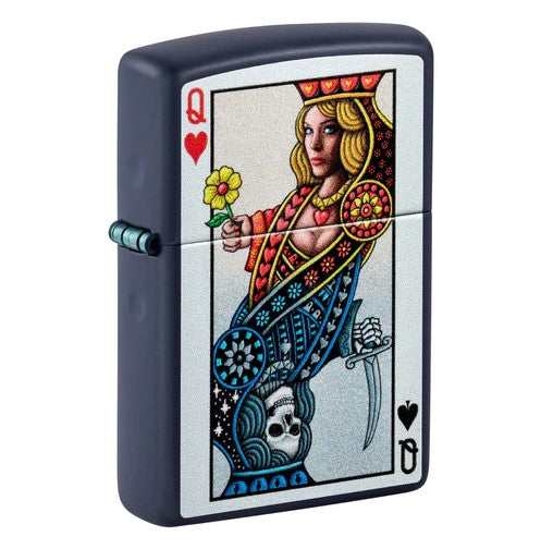 Zippo - Queen of Hearts Design - Game-On.no