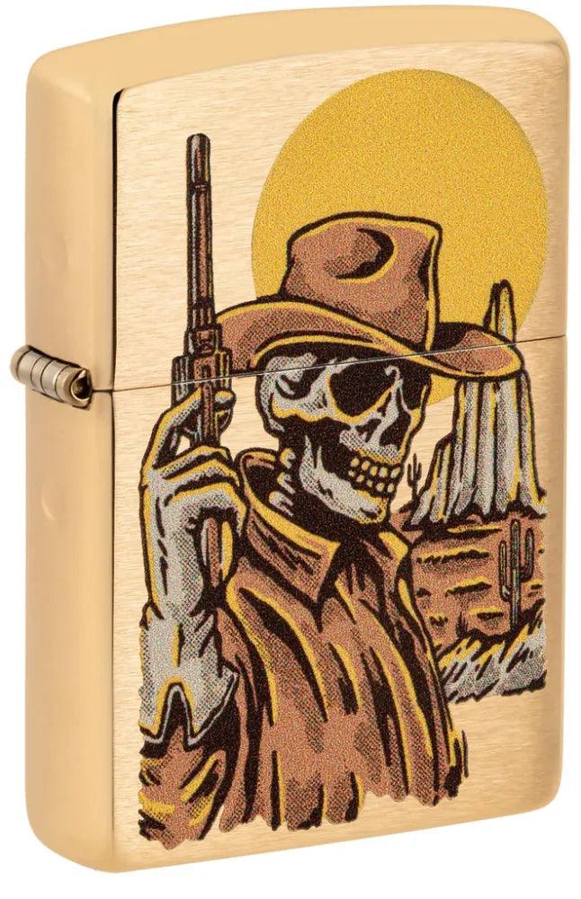 Zippo - Wild West Skeleton Design - Game-On.no